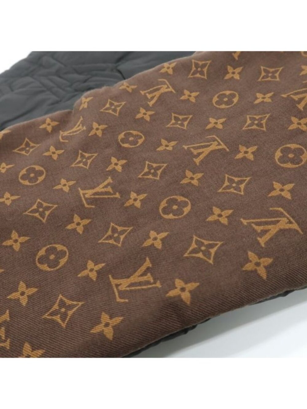 Louis Vuitton Echarpe Pillow Monogram Muffler 2021 Reversible Nylon Silk Scarf - Picture 7 of 14